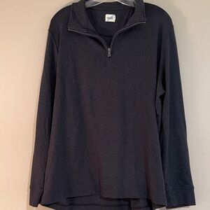 Fair Harbor Gray Quarter Zip